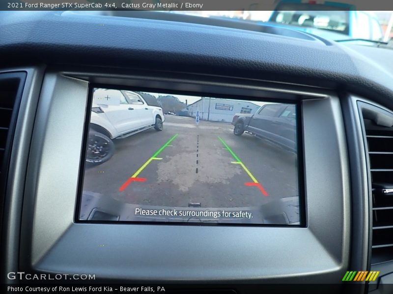 Cactus Gray Metallic / Ebony 2021 Ford Ranger STX SuperCab 4x4