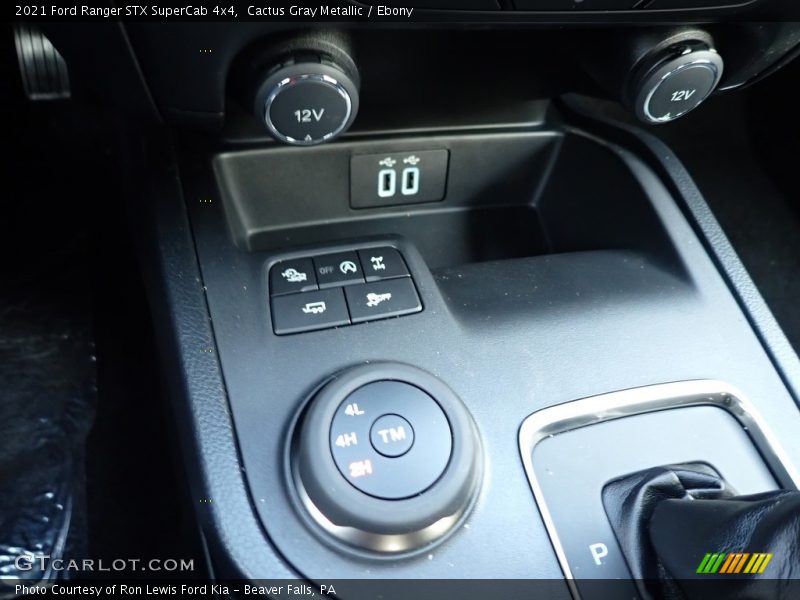 Controls of 2021 Ranger STX SuperCab 4x4