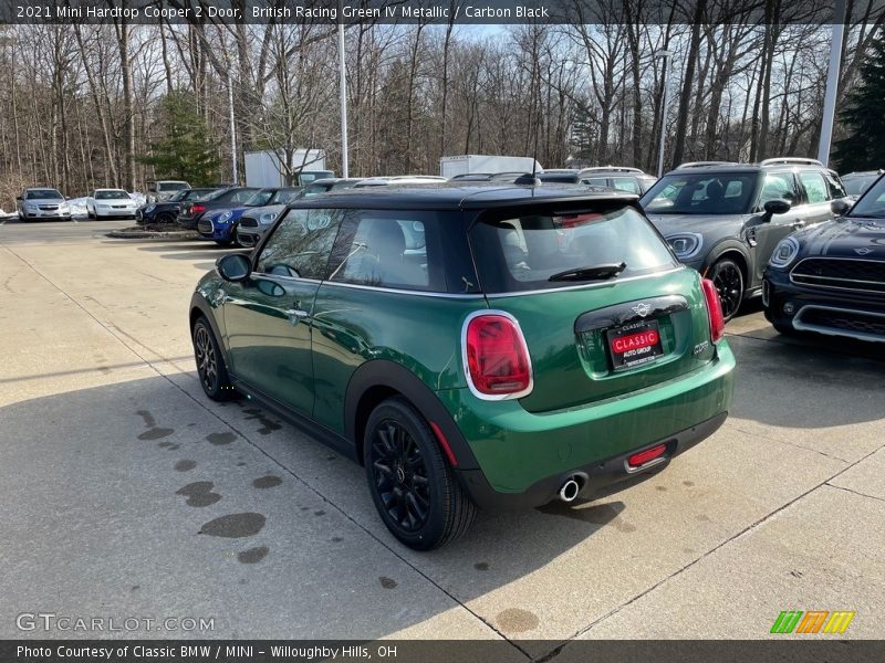 British Racing Green IV Metallic / Carbon Black 2021 Mini Hardtop Cooper 2 Door