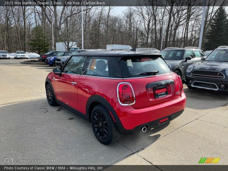 Chili Red / Carbon Black 2021 Mini Hardtop Cooper 2 Door