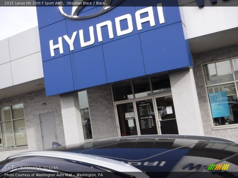Obsidian Black / Black 2015 Lexus NX 200t F Sport AWD