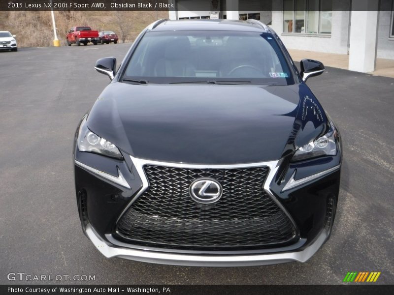 Obsidian Black / Black 2015 Lexus NX 200t F Sport AWD