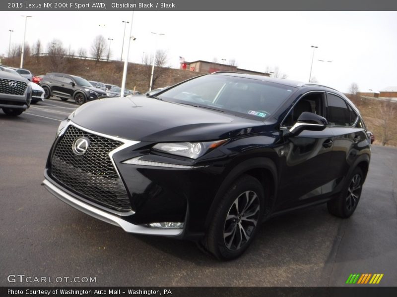 Obsidian Black / Black 2015 Lexus NX 200t F Sport AWD