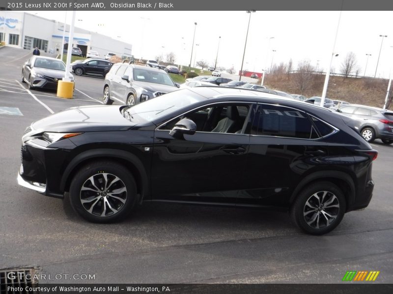Obsidian Black / Black 2015 Lexus NX 200t F Sport AWD