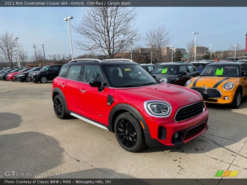 Front 3/4 View of 2021 Countryman Cooper All4 -Oxford