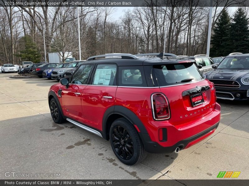 Chili Red / Carbon Black 2021 Mini Countryman Cooper All4 -Oxford