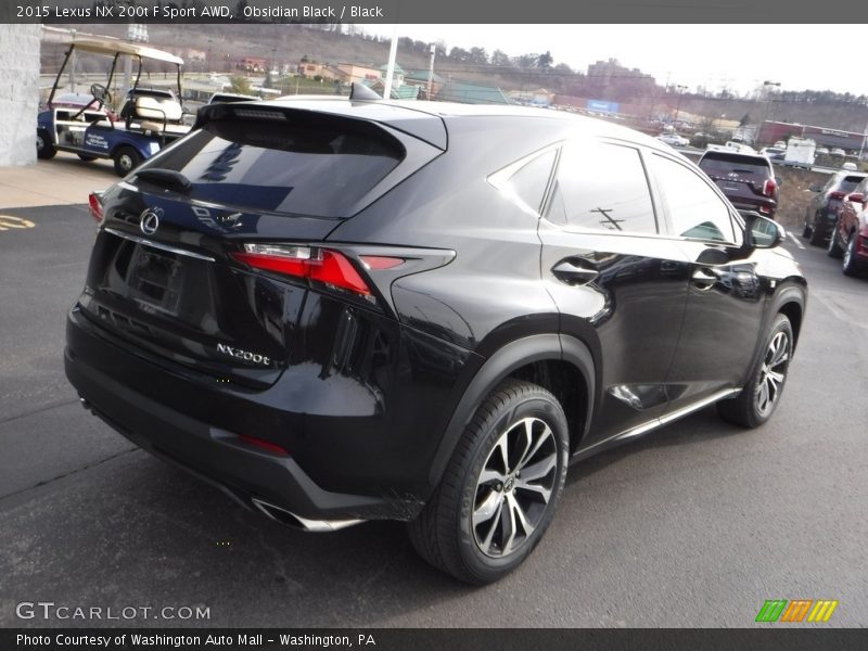 Obsidian Black / Black 2015 Lexus NX 200t F Sport AWD
