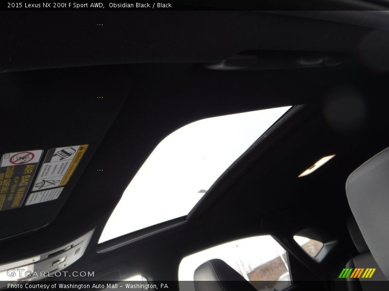 Obsidian Black / Black 2015 Lexus NX 200t F Sport AWD