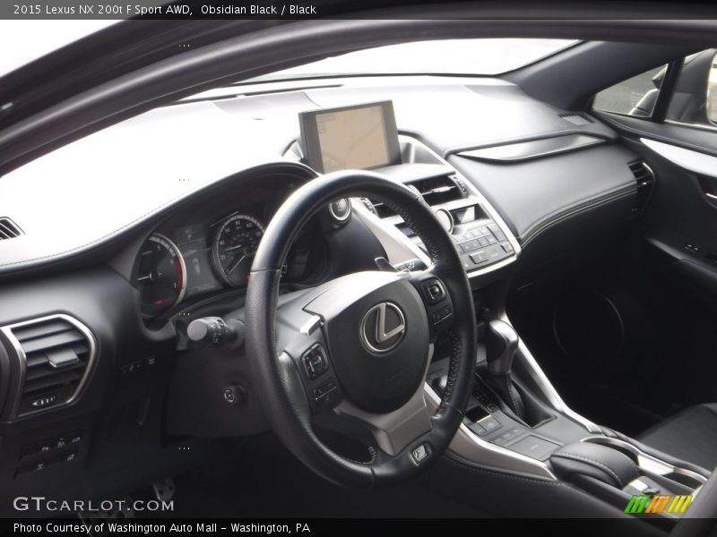Obsidian Black / Black 2015 Lexus NX 200t F Sport AWD