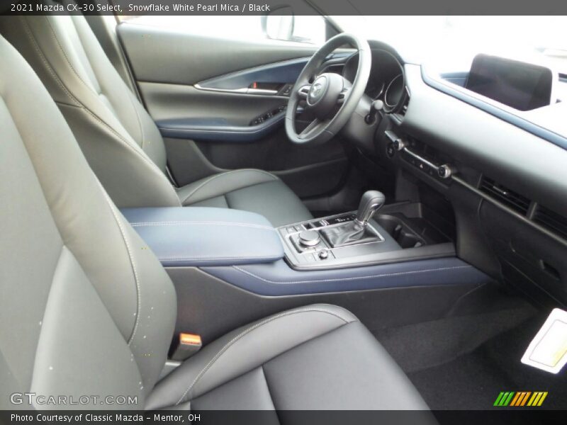 Snowflake White Pearl Mica / Black 2021 Mazda CX-30 Select