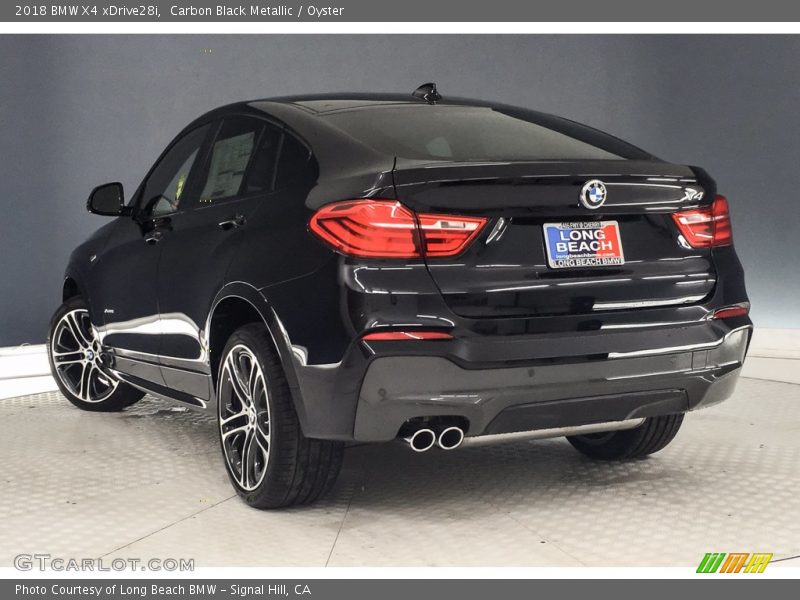 Carbon Black Metallic / Oyster 2018 BMW X4 xDrive28i