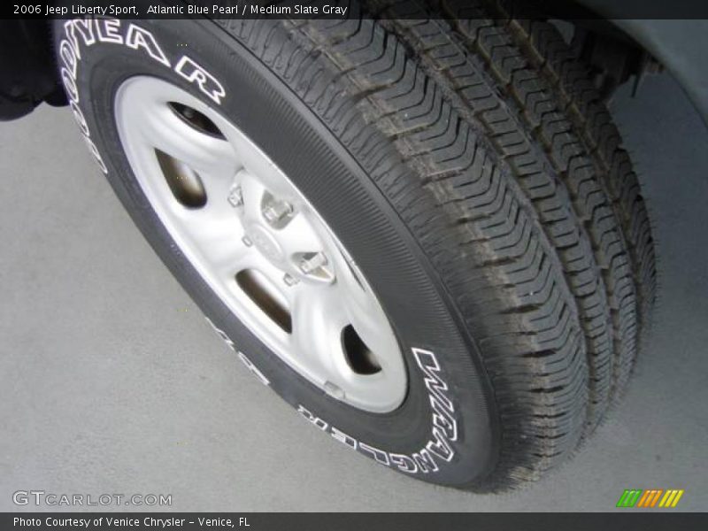 Atlantic Blue Pearl / Medium Slate Gray 2006 Jeep Liberty Sport