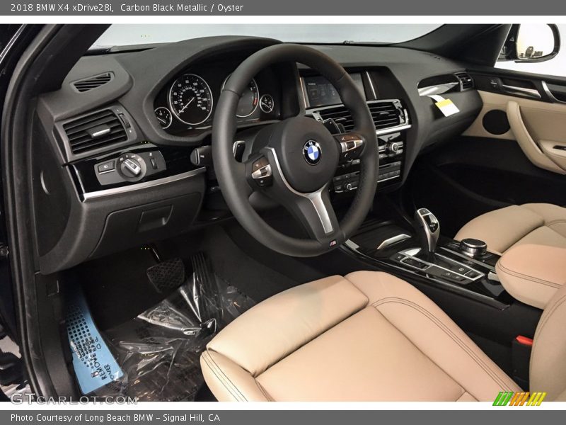 Carbon Black Metallic / Oyster 2018 BMW X4 xDrive28i