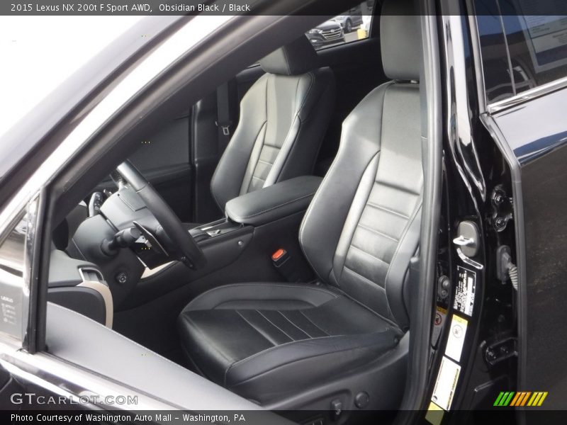 Obsidian Black / Black 2015 Lexus NX 200t F Sport AWD