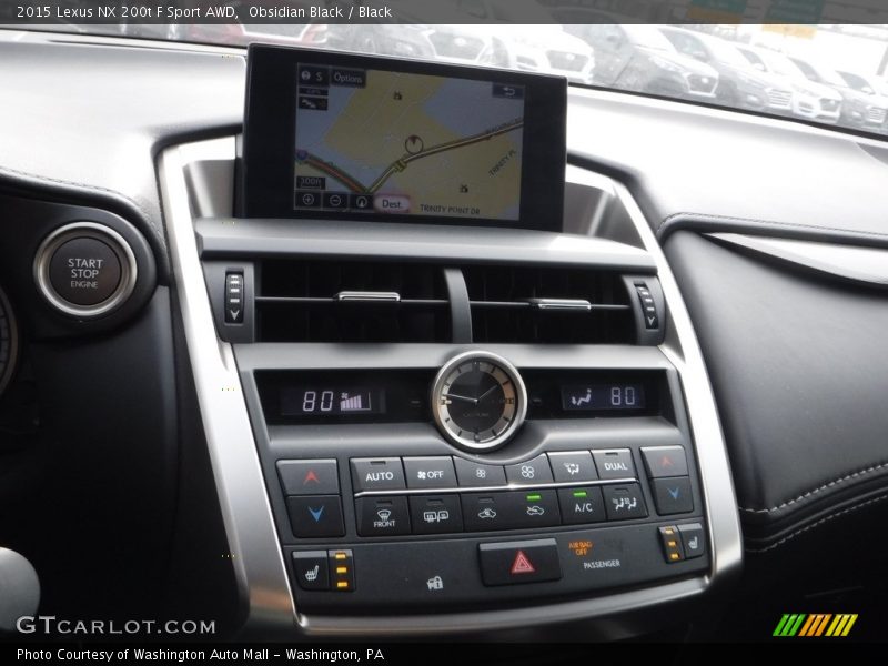 Obsidian Black / Black 2015 Lexus NX 200t F Sport AWD