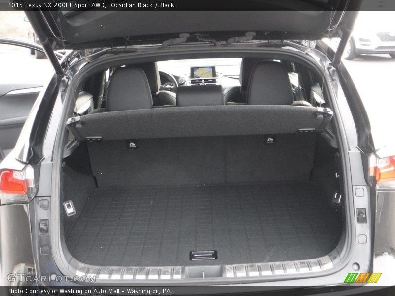 Obsidian Black / Black 2015 Lexus NX 200t F Sport AWD