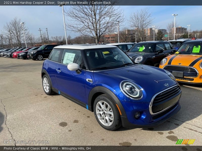 Starlight Blue Metallic / Carbon Black 2021 Mini Hardtop Cooper 2 Door