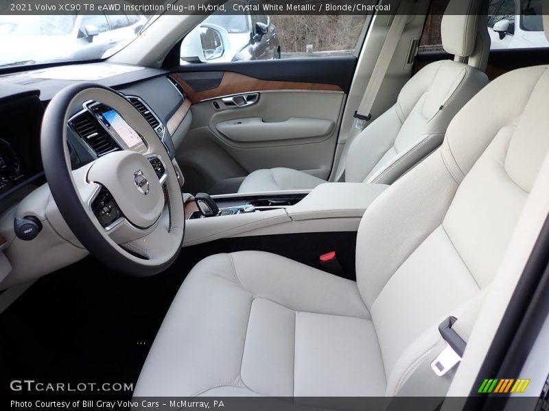  2021 XC90 T8 eAWD Inscription Plug-in Hybrid Blonde/Charcoal Interior