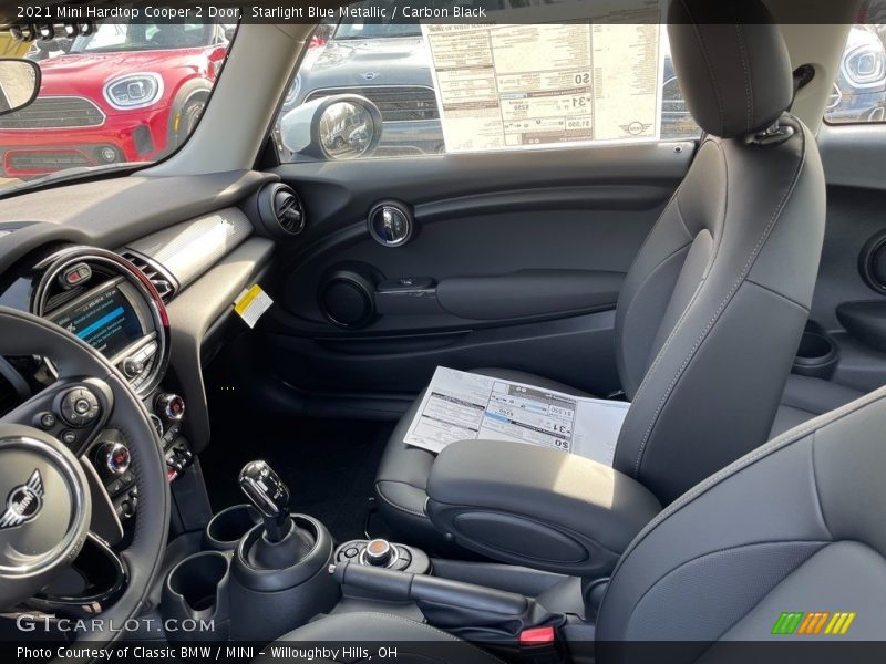 Starlight Blue Metallic / Carbon Black 2021 Mini Hardtop Cooper 2 Door