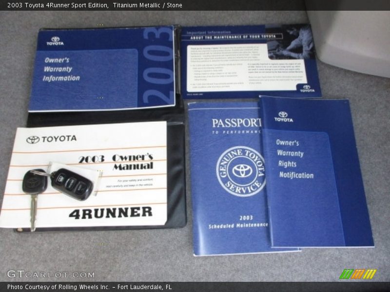 Titanium Metallic / Stone 2003 Toyota 4Runner Sport Edition