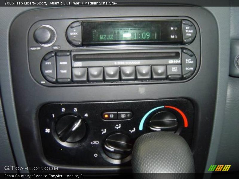 Atlantic Blue Pearl / Medium Slate Gray 2006 Jeep Liberty Sport