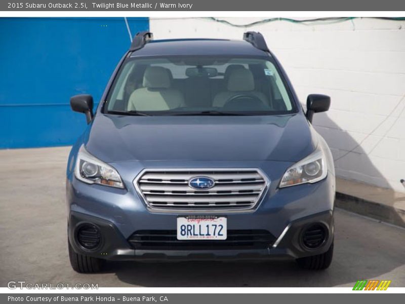Twilight Blue Metallic / Warm Ivory 2015 Subaru Outback 2.5i