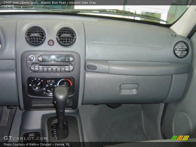 Atlantic Blue Pearl / Medium Slate Gray 2006 Jeep Liberty Sport