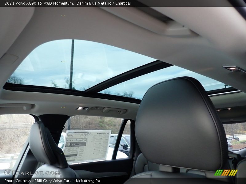 Denim Blue Metallic / Charcoal 2021 Volvo XC90 T5 AWD Momentum