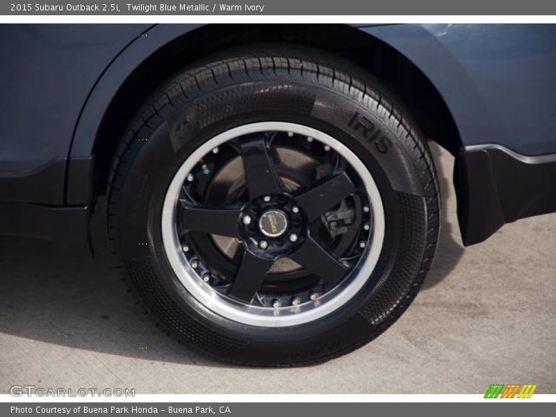Custom Wheels of 2015 Outback 2.5i