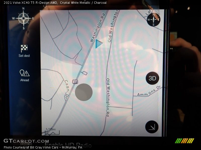 Crystal White Metallic / Charcoal 2021 Volvo XC40 T5 R-Design AWD