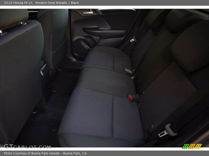 Modern Steel Metallic / Black 2019 Honda Fit LX