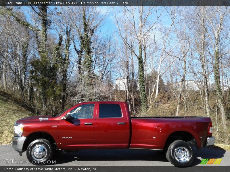 Delmonico Red Pearl / Black 2020 Ram 3500 Tradesman Crew Cab 4x4