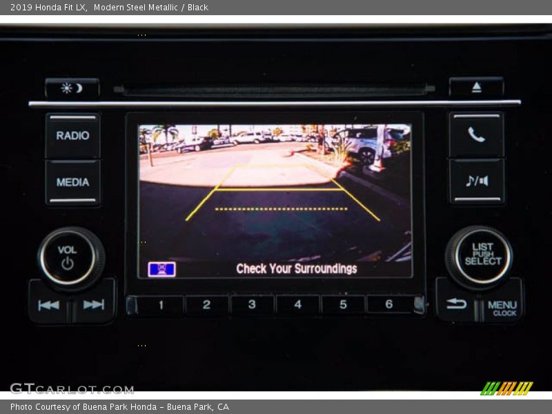 Modern Steel Metallic / Black 2019 Honda Fit LX