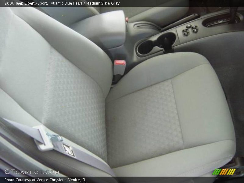 Atlantic Blue Pearl / Medium Slate Gray 2006 Jeep Liberty Sport
