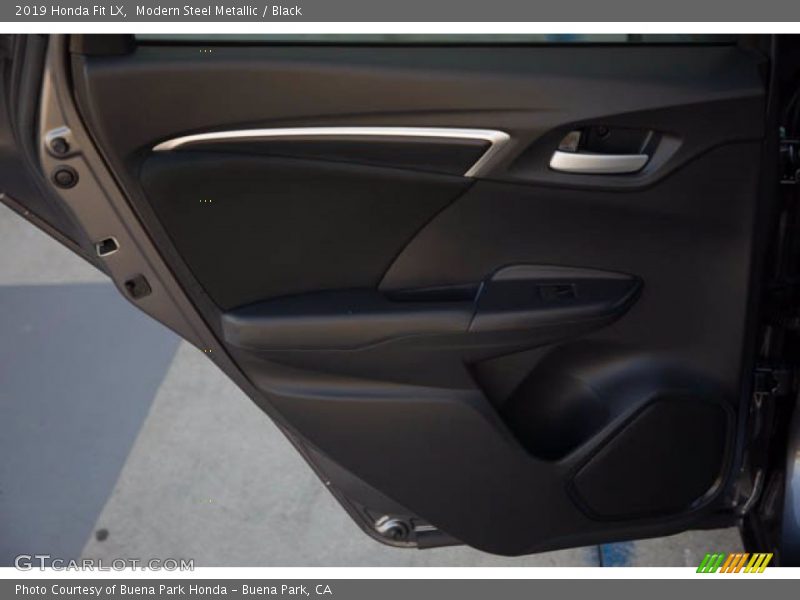 Modern Steel Metallic / Black 2019 Honda Fit LX