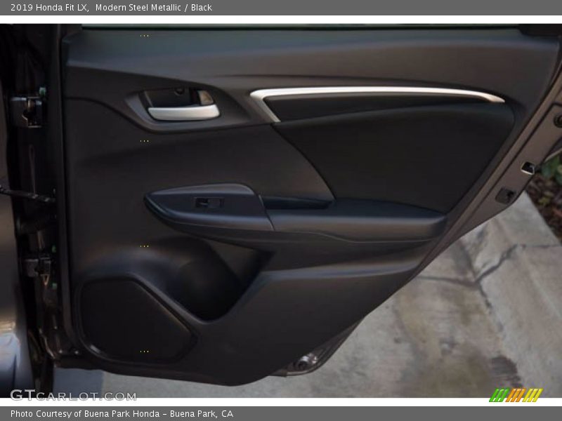 Modern Steel Metallic / Black 2019 Honda Fit LX