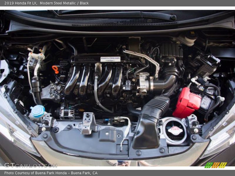 Modern Steel Metallic / Black 2019 Honda Fit LX