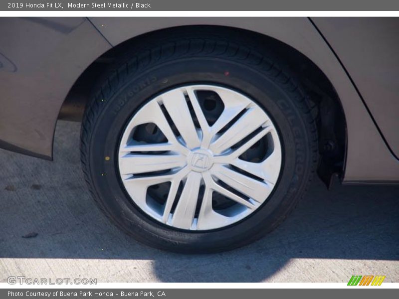 Modern Steel Metallic / Black 2019 Honda Fit LX