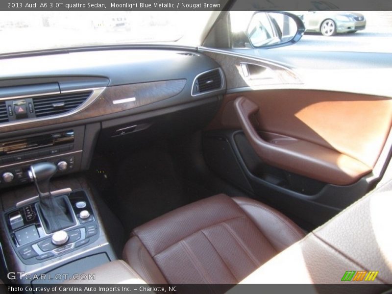 Moonlight Blue Metallic / Nougat Brown 2013 Audi A6 3.0T quattro Sedan