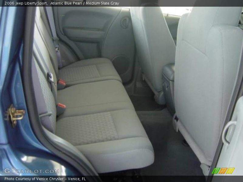 Atlantic Blue Pearl / Medium Slate Gray 2006 Jeep Liberty Sport