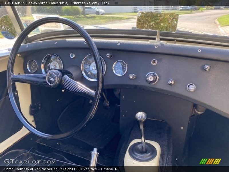 Dashboard of 1961 Sprite Convertible