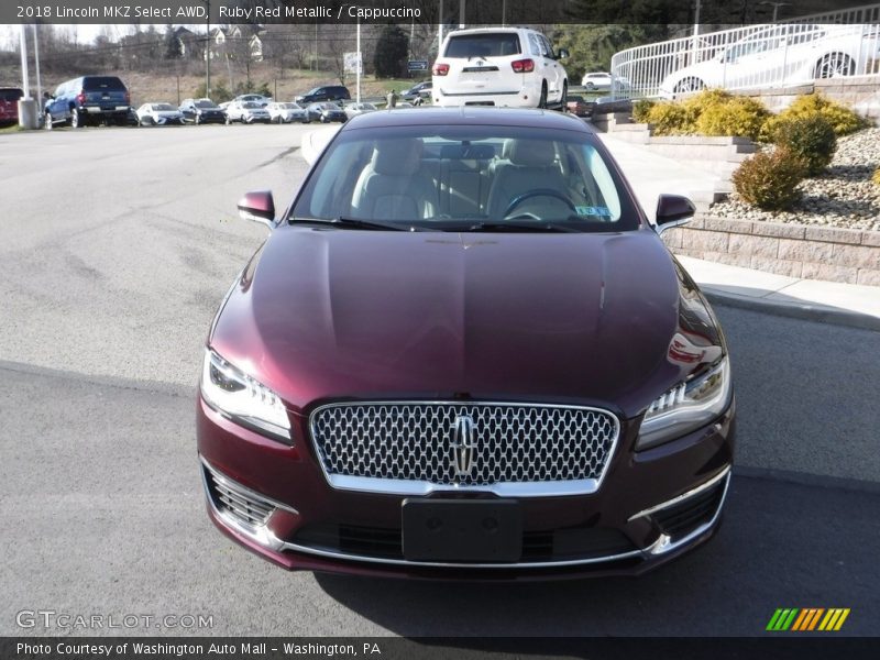 Ruby Red Metallic / Cappuccino 2018 Lincoln MKZ Select AWD