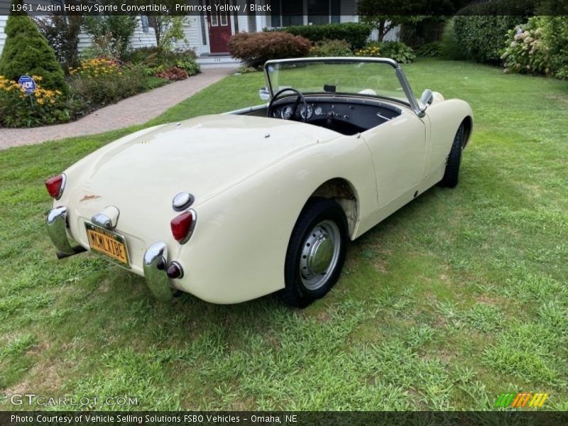 Primrose Yellow / Black 1961 Austin Healey Sprite Convertible