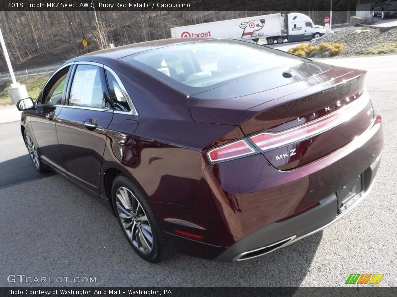 Ruby Red Metallic / Cappuccino 2018 Lincoln MKZ Select AWD