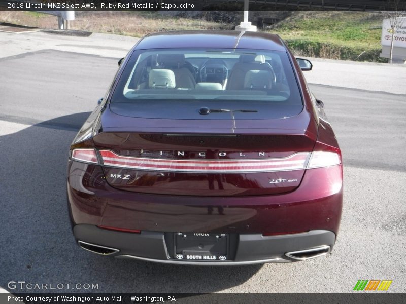 Ruby Red Metallic / Cappuccino 2018 Lincoln MKZ Select AWD
