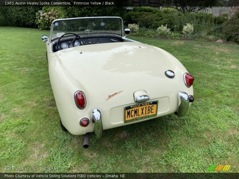 Primrose Yellow / Black 1961 Austin Healey Sprite Convertible
