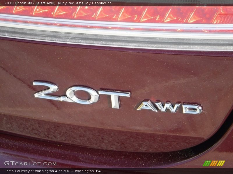  2018 MKZ Select AWD Logo