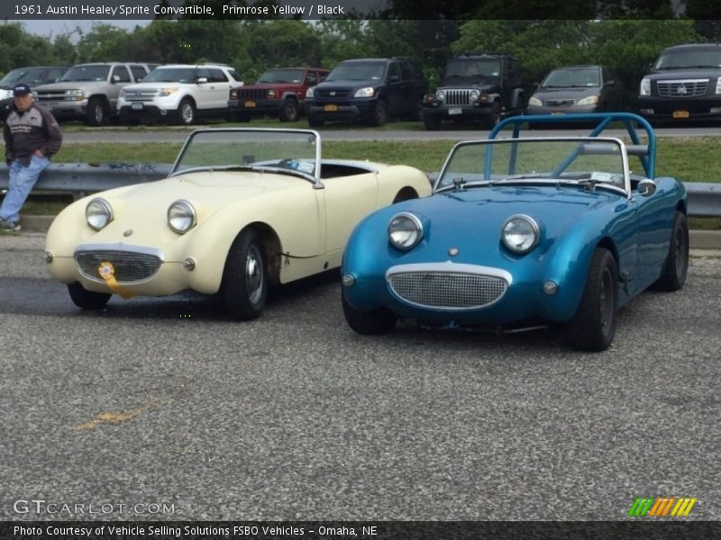  1961 Sprite Convertible Primrose Yellow