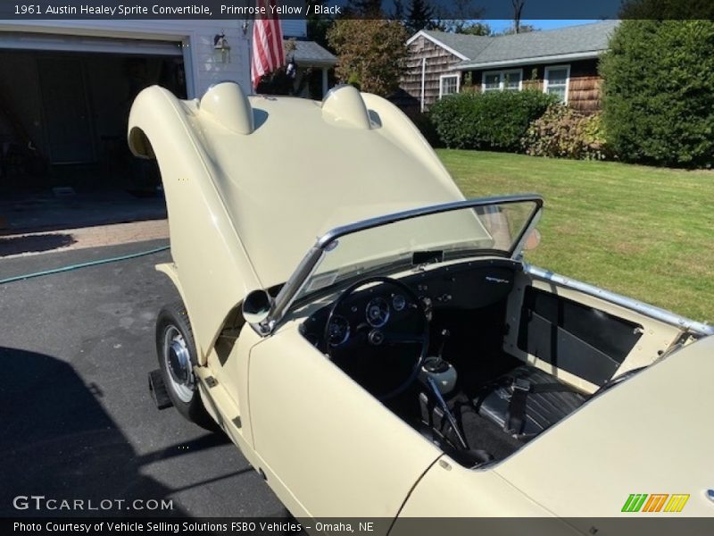 Primrose Yellow / Black 1961 Austin Healey Sprite Convertible