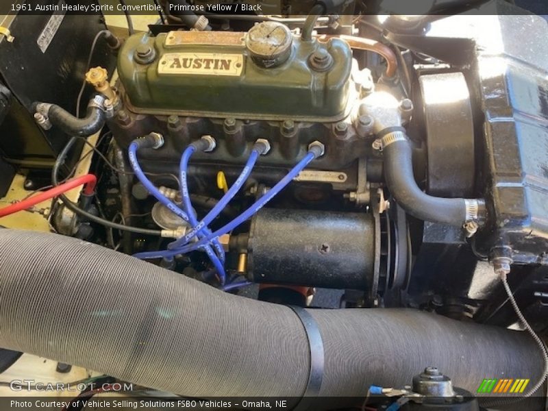  1961 Sprite Convertible Engine - 948cc OHV 8-Valve 4 Cylinder